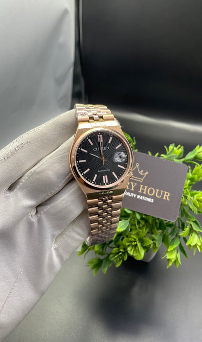 Rose Gold with Black Dial🔥