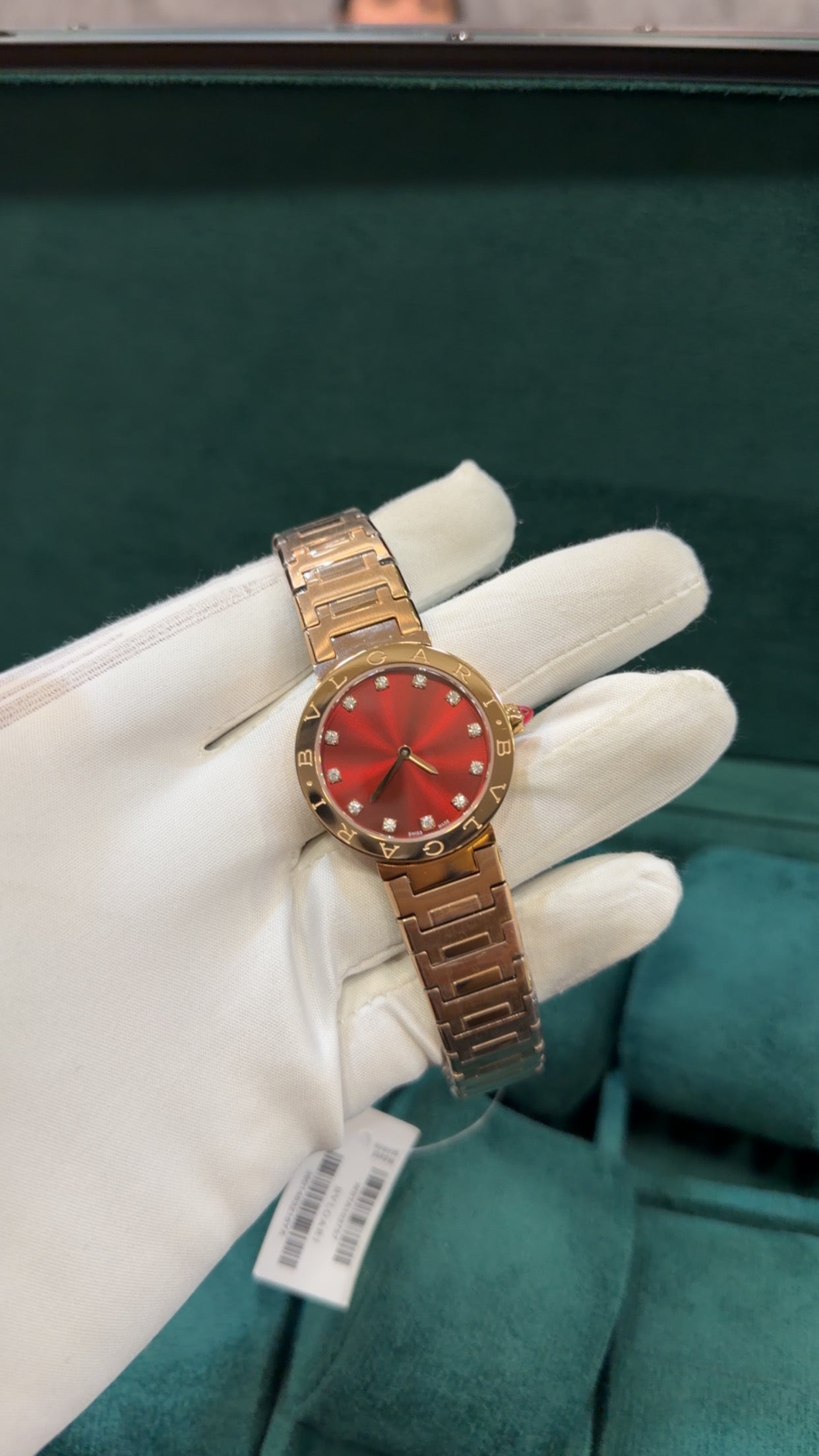 Rose Gold with red dial ♥️