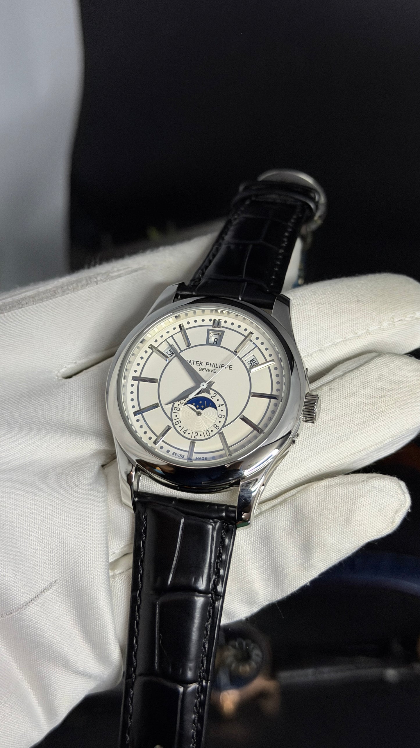 Silver with White Dial🔥
