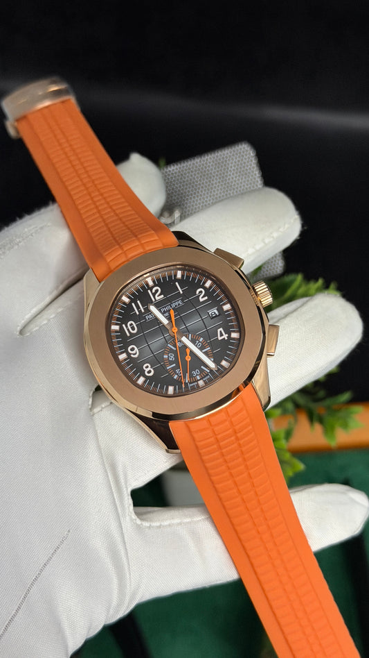 Rose Gold with Grey Dial