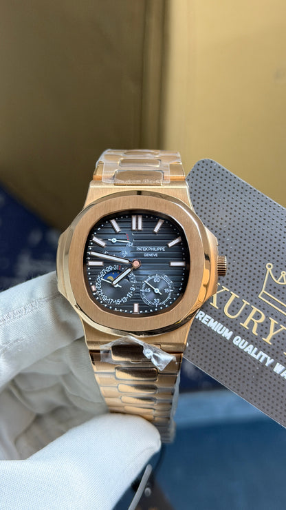 Rose Gold with Grey Dial.