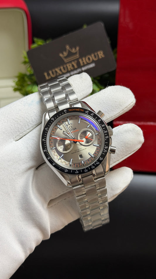 Silver with Grey Dial.