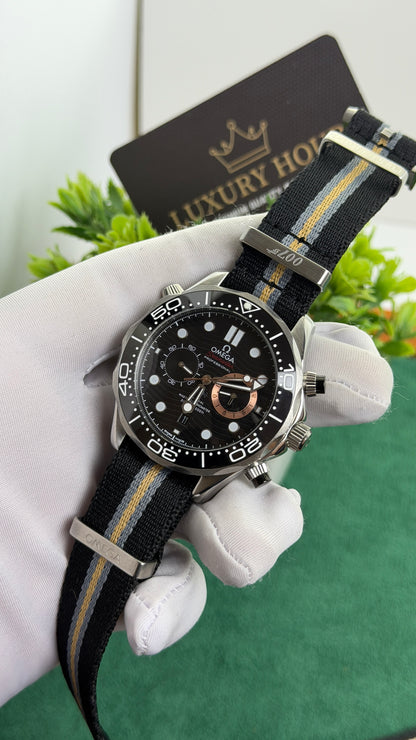 Silver with Black Dial.