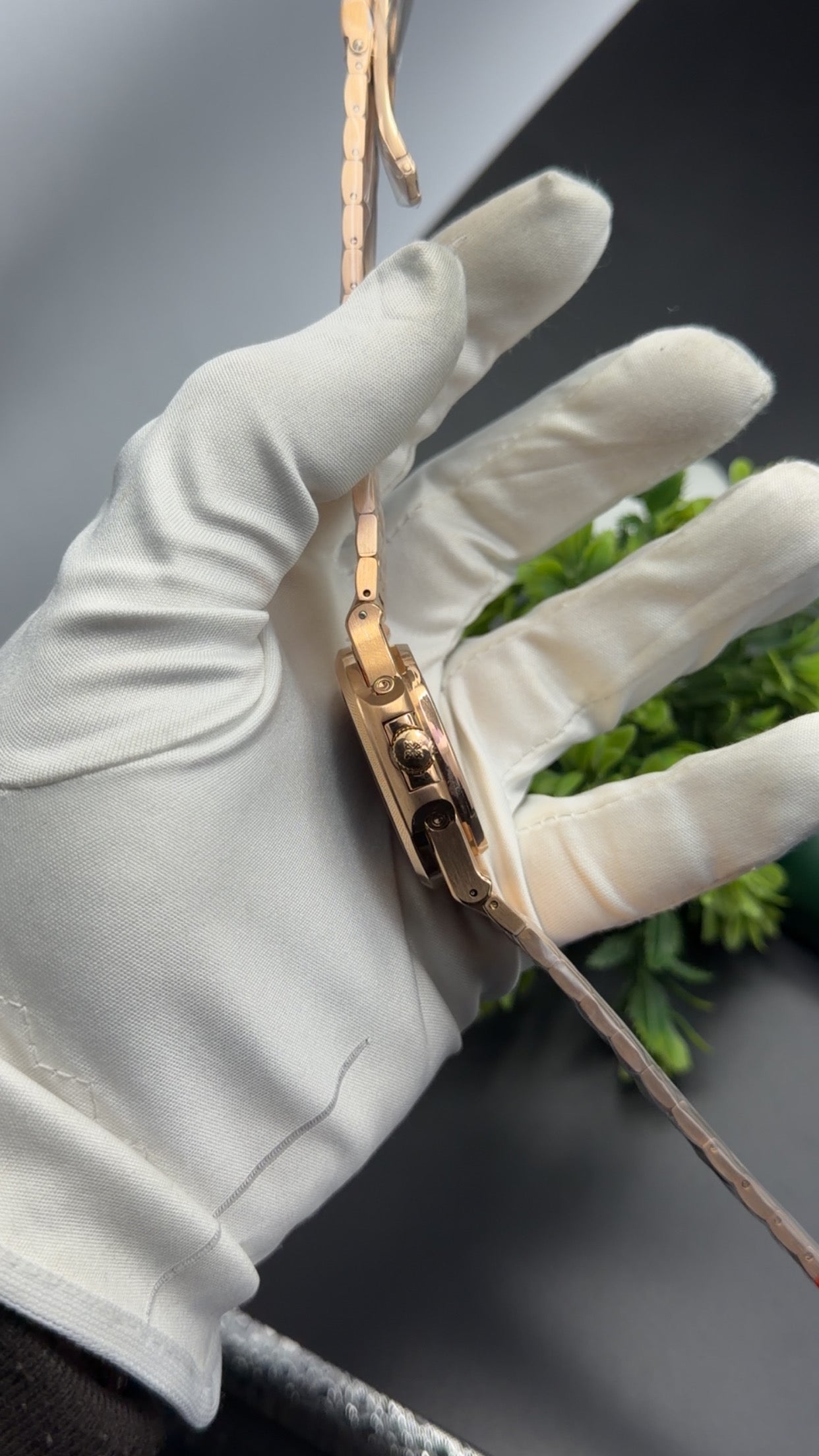 Rose Gold with blue dial🔥