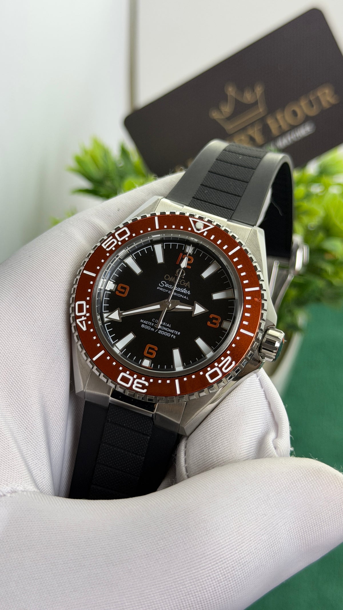 Silver with Black Dial.