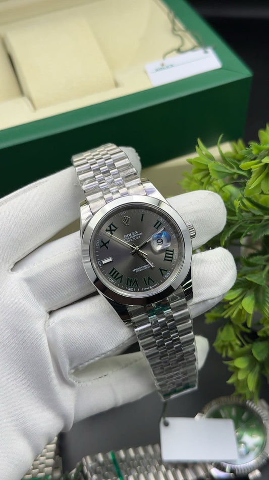 Silver with Wimbledon dial