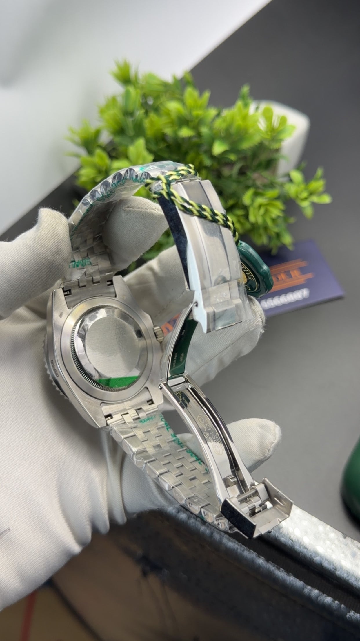 Silver with Black dial🔥