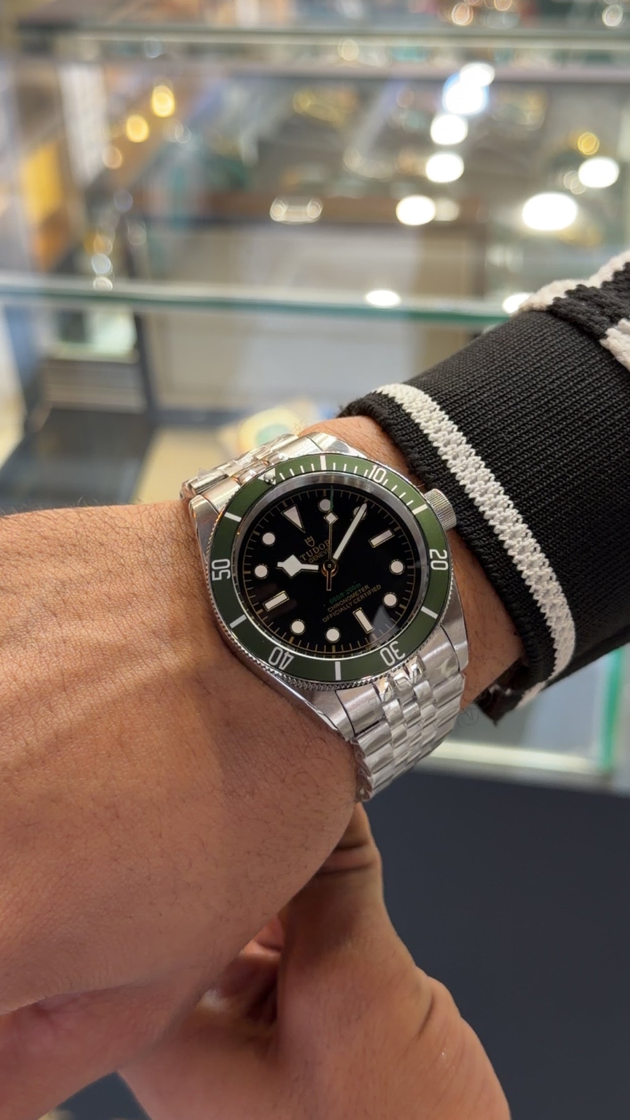 Silver with Black dial🔥