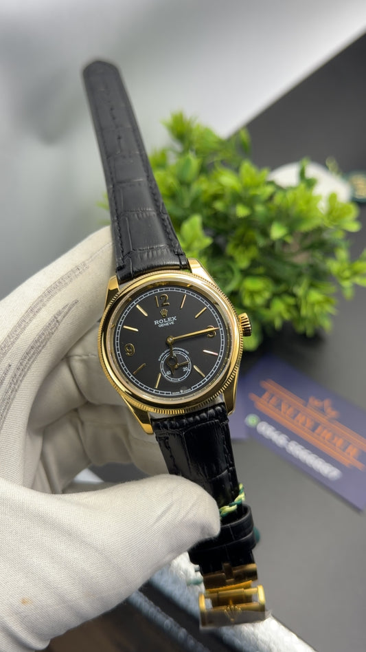 Yellow Gold with black dial 🔥