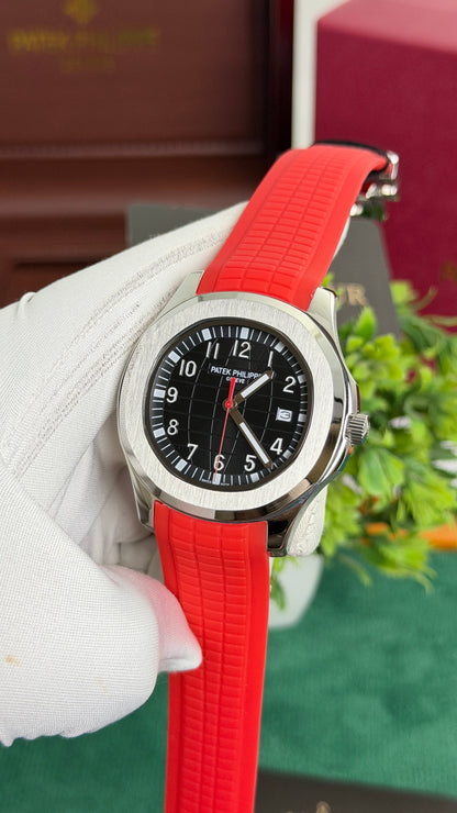 Silver with Black Dial.