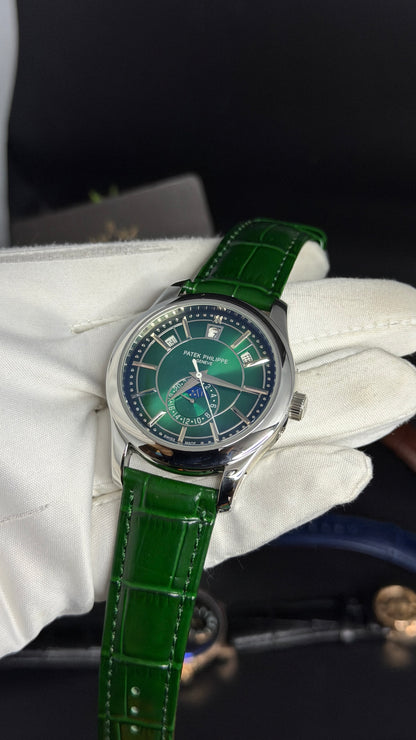 Silver with Green Dial🔥