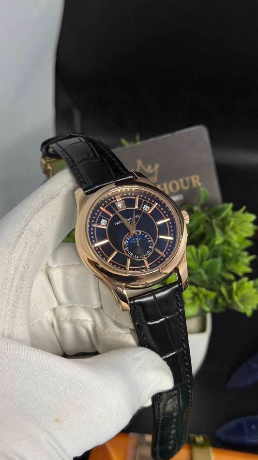 Rose Gold with Blue Dial🔥