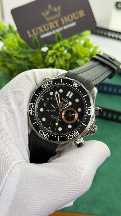 Silver with Black Dial.