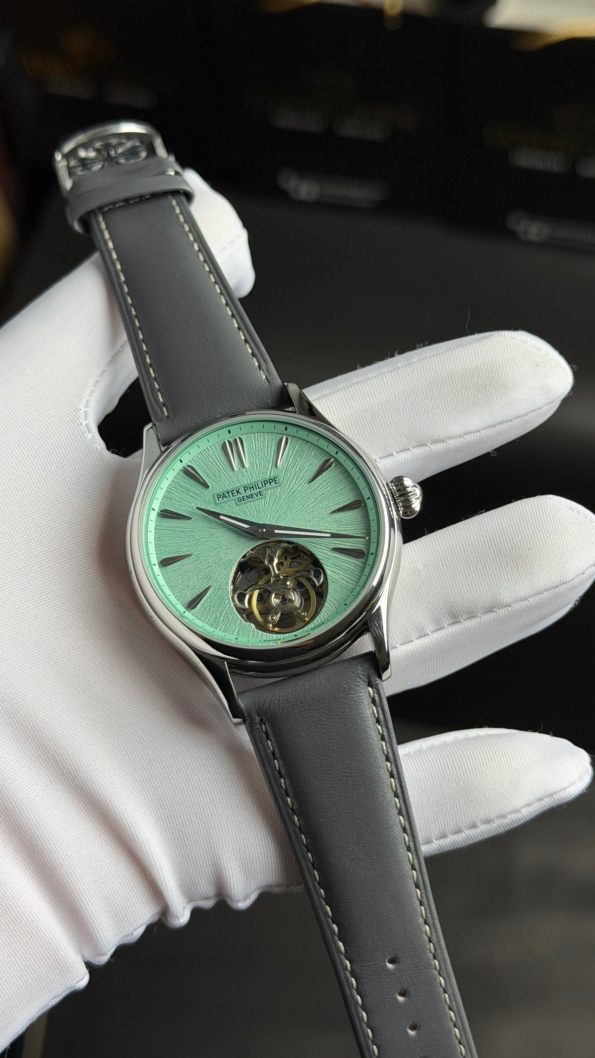 Silver with Tiffany Dial.