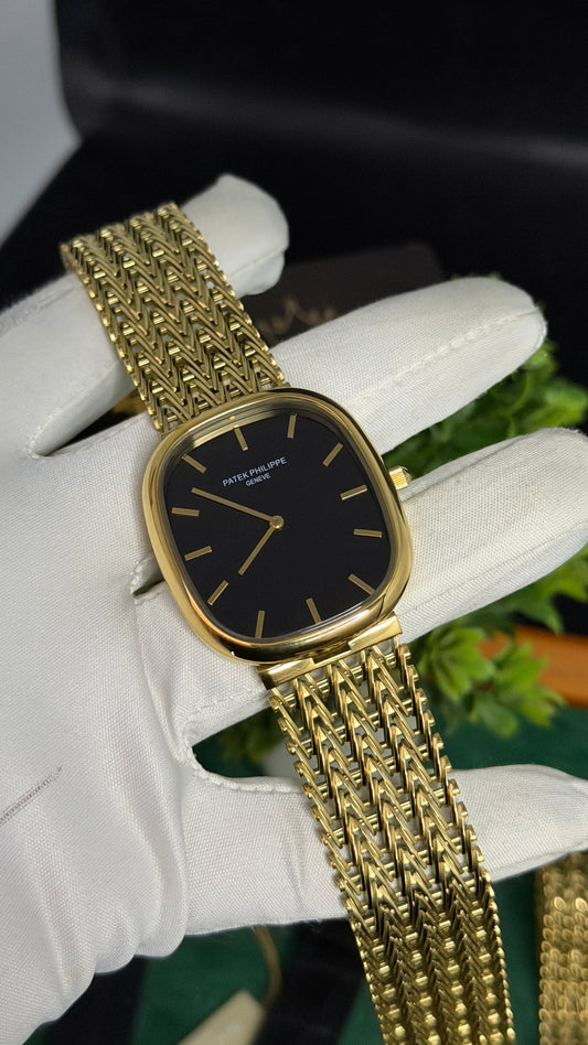 Yellow Gold with Black Dial (M NO:201)