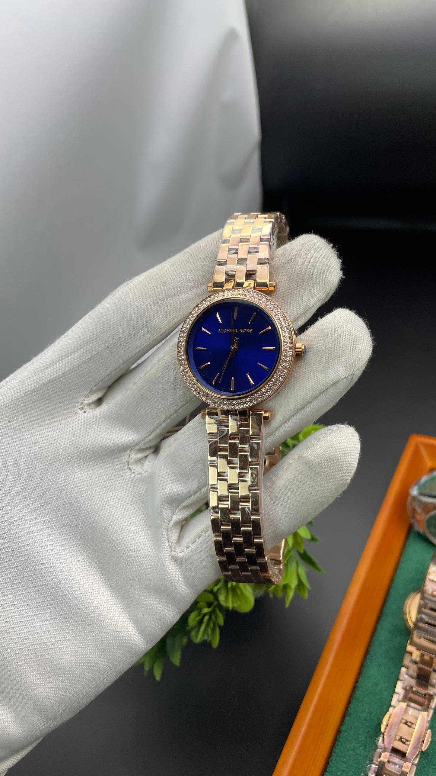 Rose Gold with Blue Dial🔥