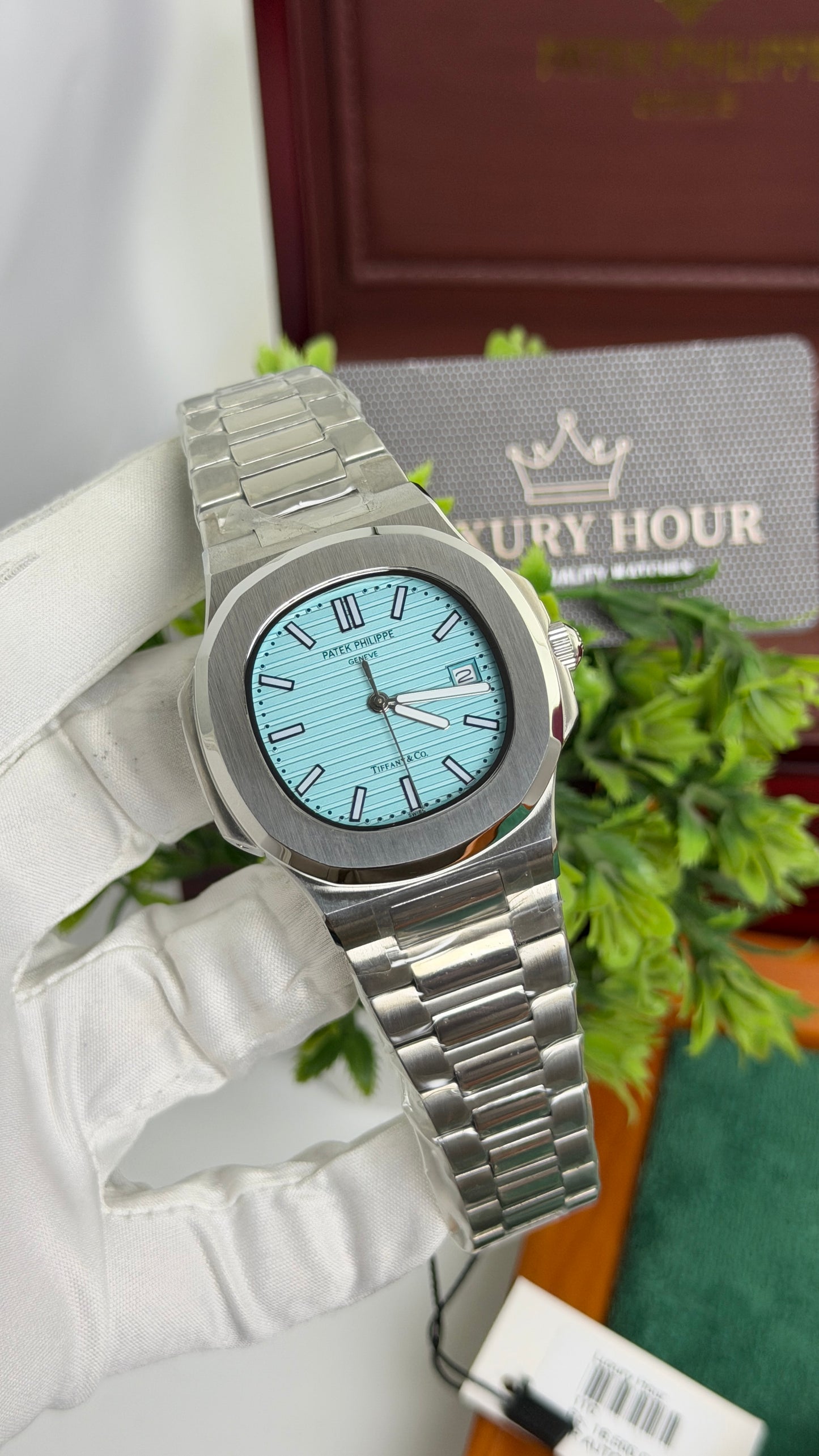 Silver with Tiffany Dial.