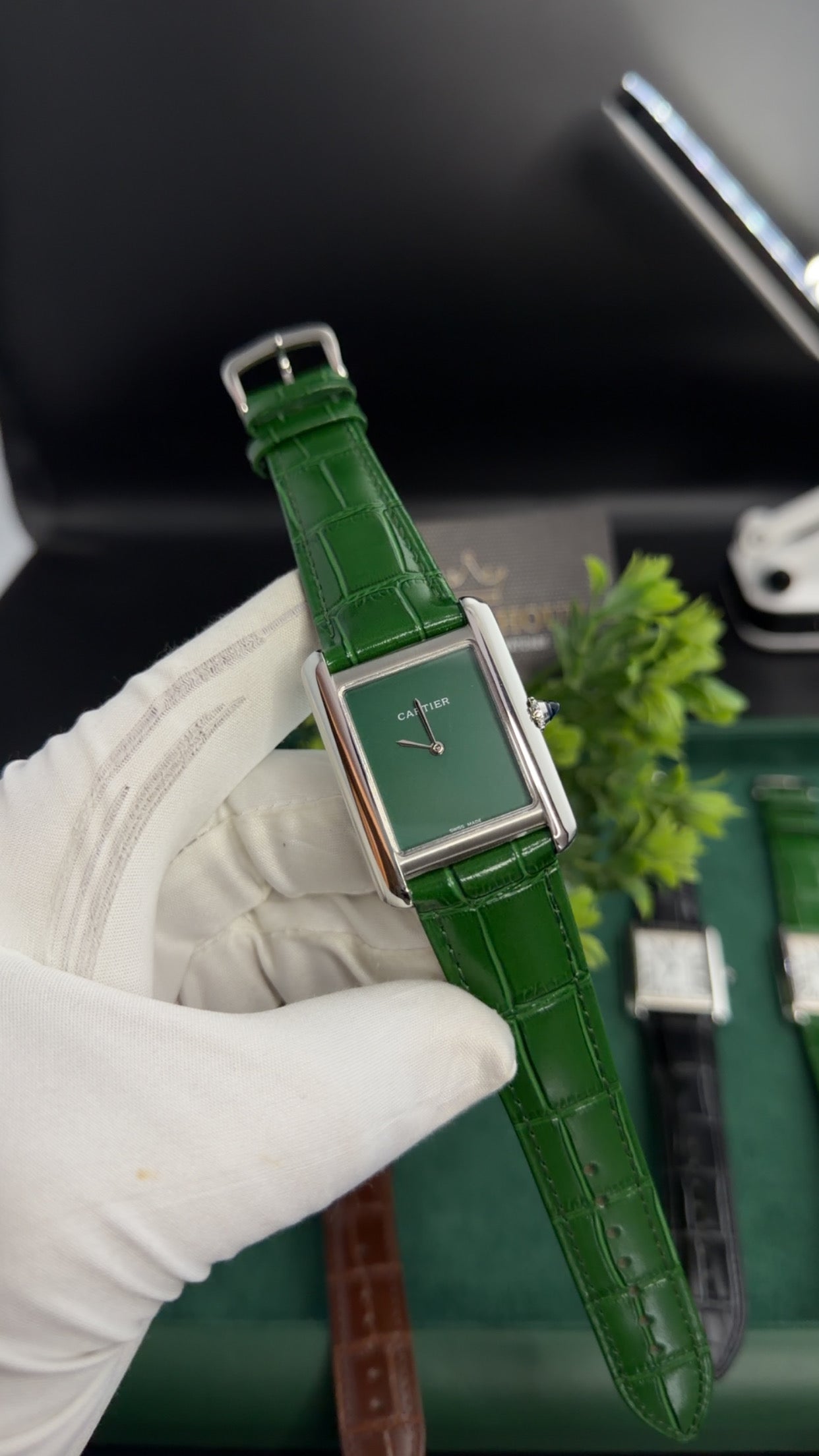 Silver with Green Dial (M NO:183)