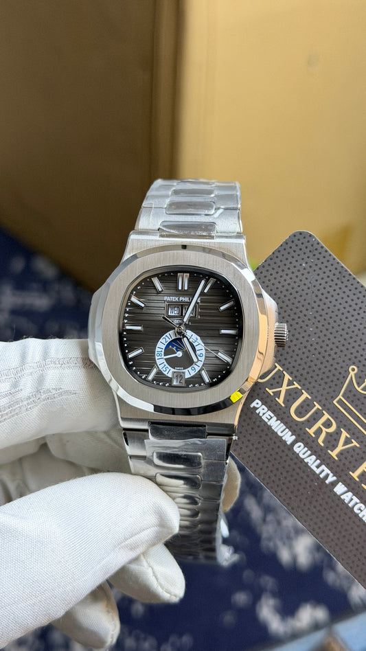 Silver with Grey Dial.