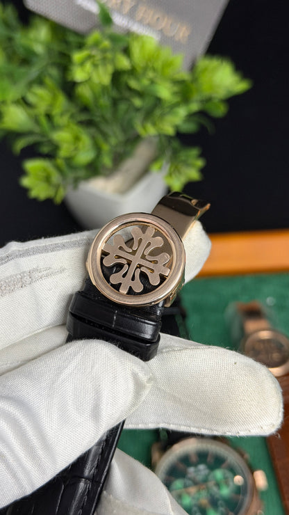 Rose Gold with Green Dial🔥
