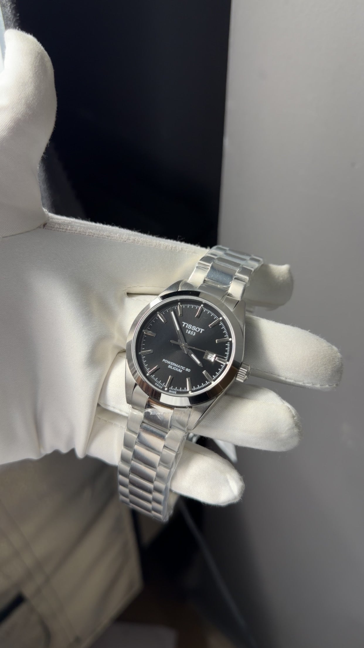 Silver two tone with Black dial 🔥