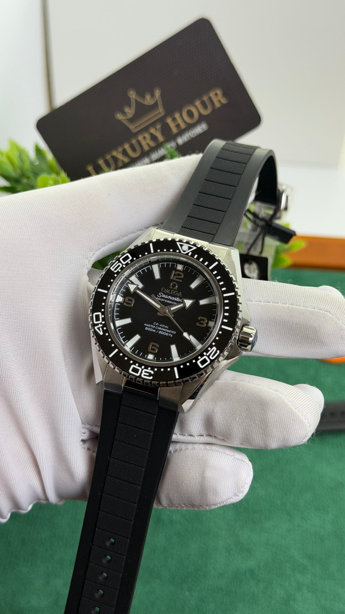 Silver with Black Dial.