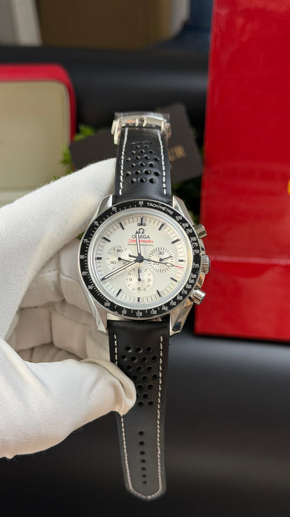 Silver with White Dial.