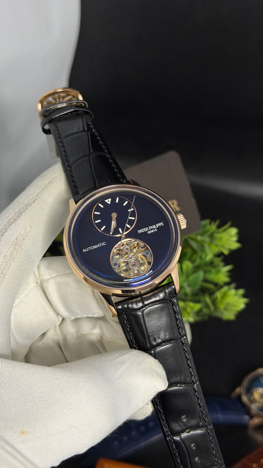 Rose Gold with Blue Dial🔥