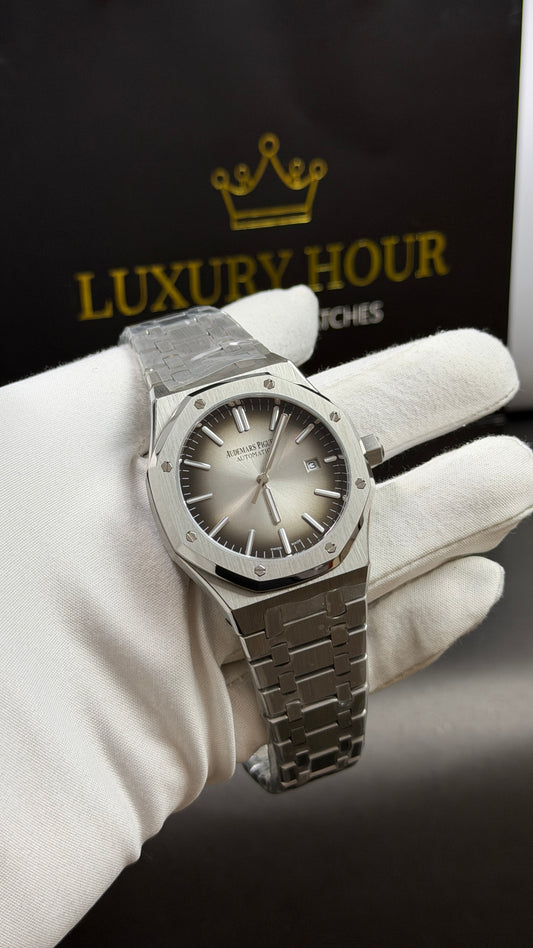 Silver with Grey Dial.