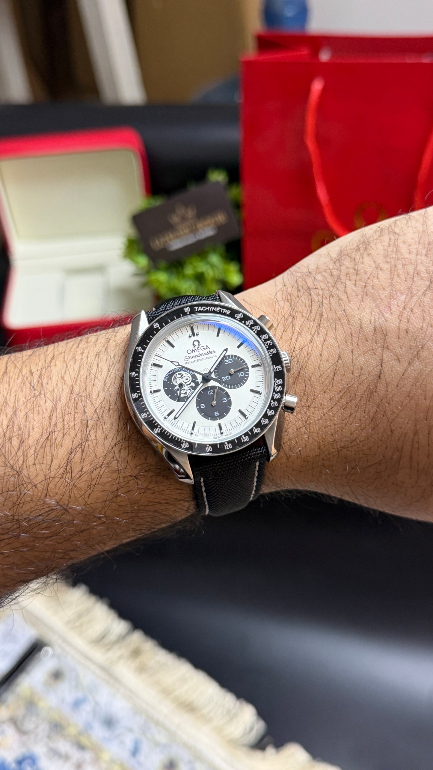 Silver with White Dial.