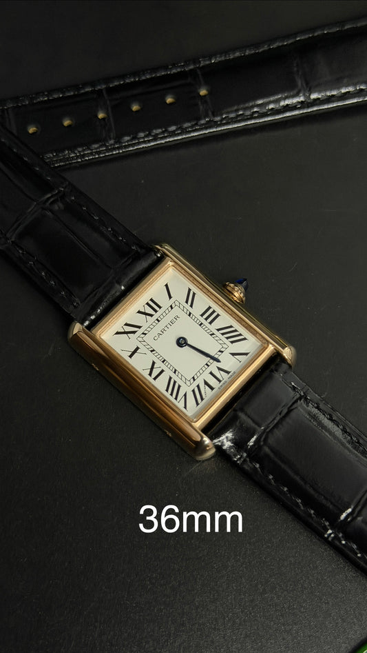 Rose Gold with White Dial (M No:183)—36mm