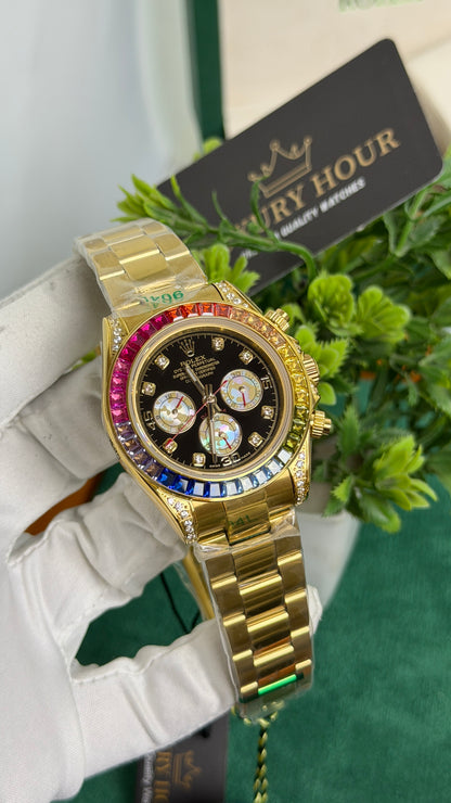 Yellow Gold with Black Dial🔥