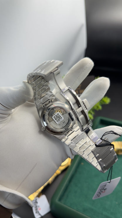 Silver with Blue dial🔥