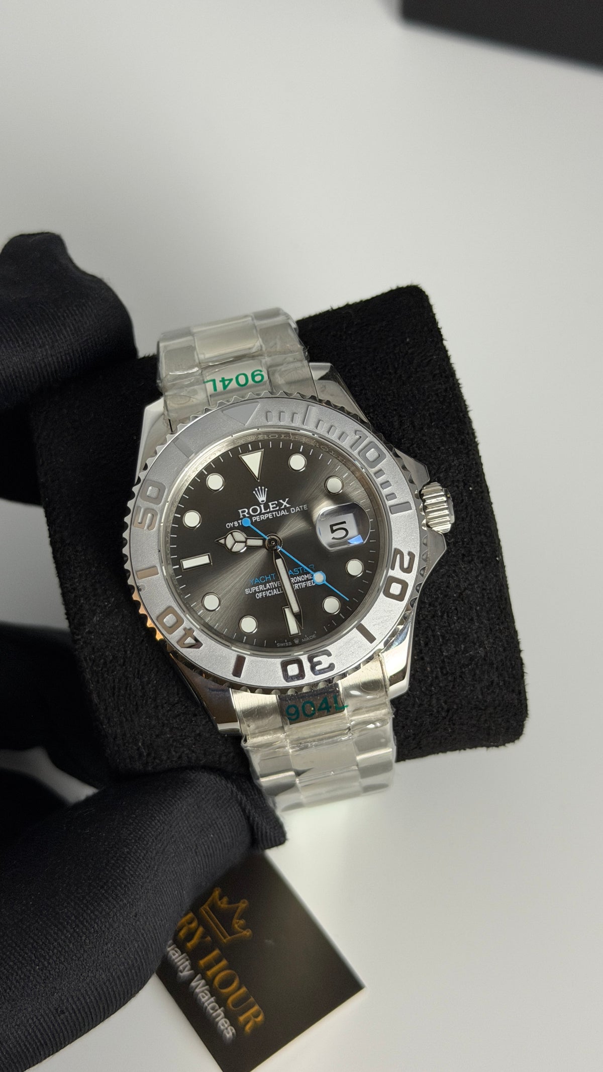Silver with Grey Dial.