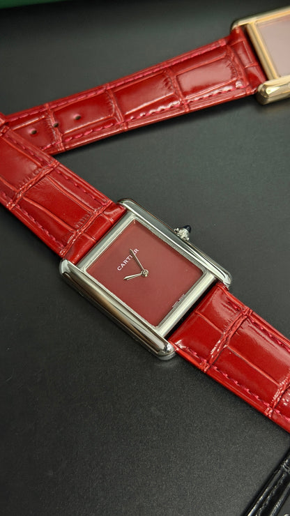 Silver with Red Dial (M NO:183)
