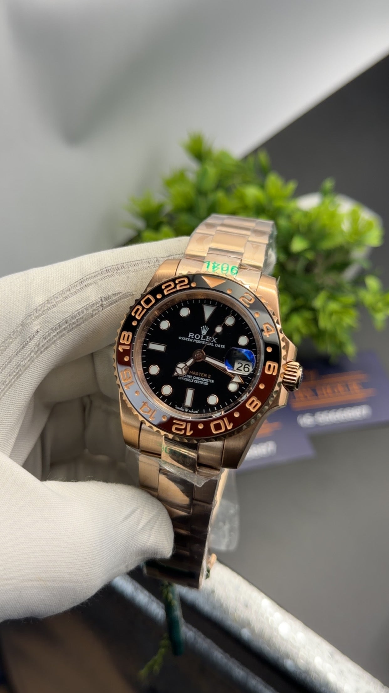 Rose Gold with Black dial🔥