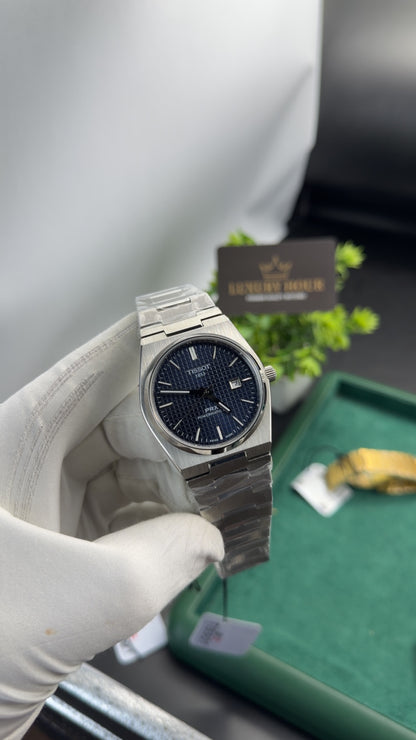 Silver with Blue dial🔥