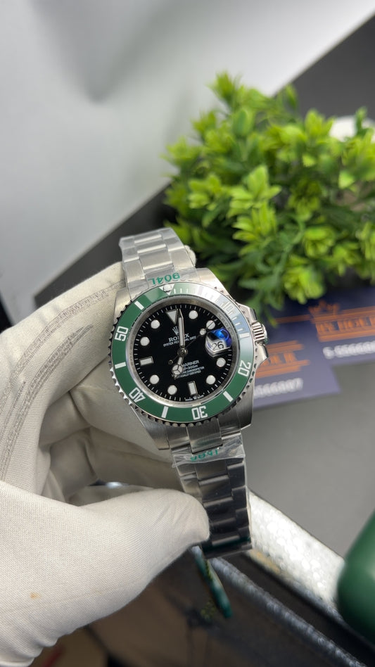 Silver with Black dial🔥