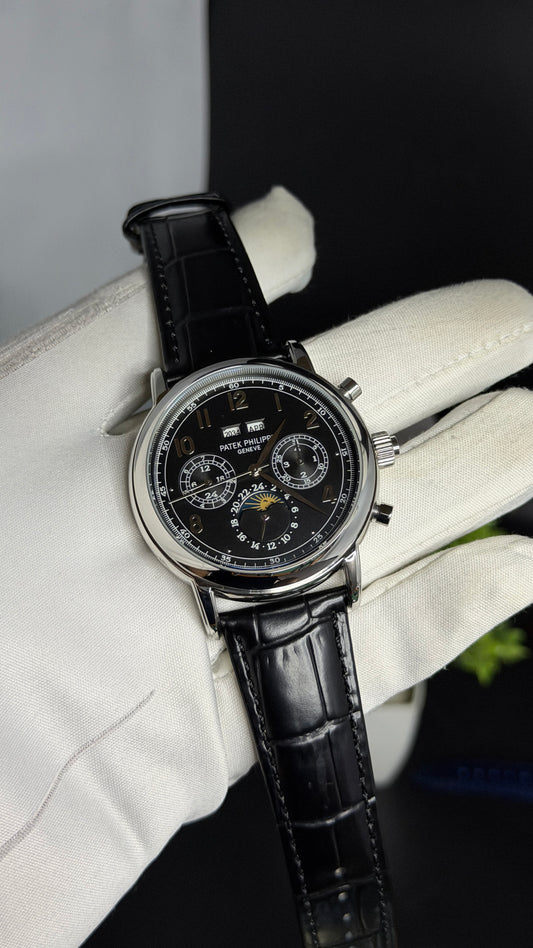 Silver with Black Dial🔥