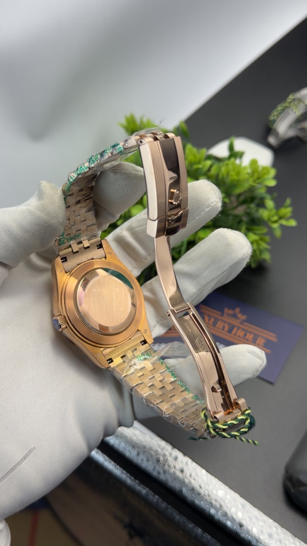 Rose Gold with Grey dial🔥