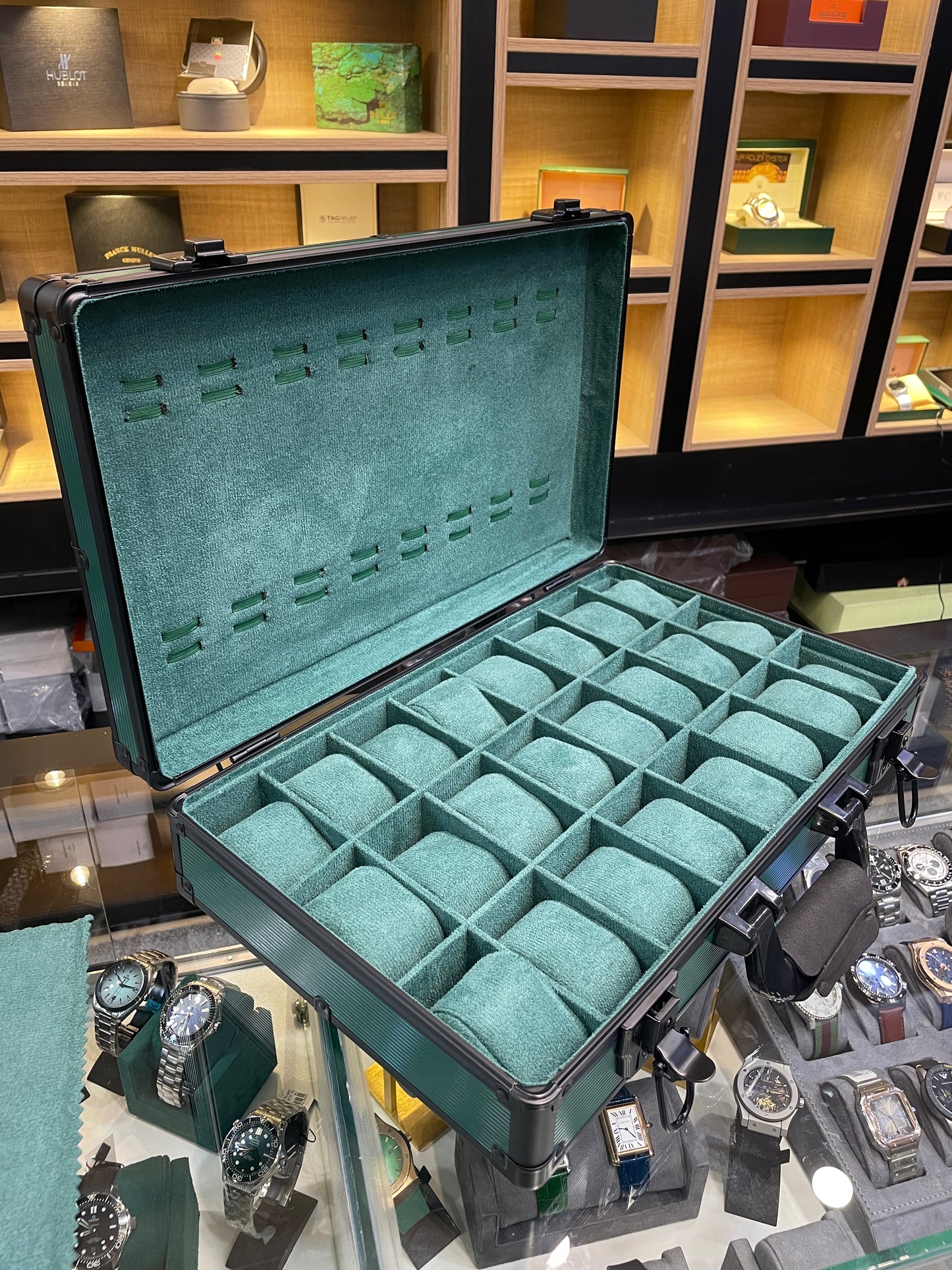 Green Watch Briefcase