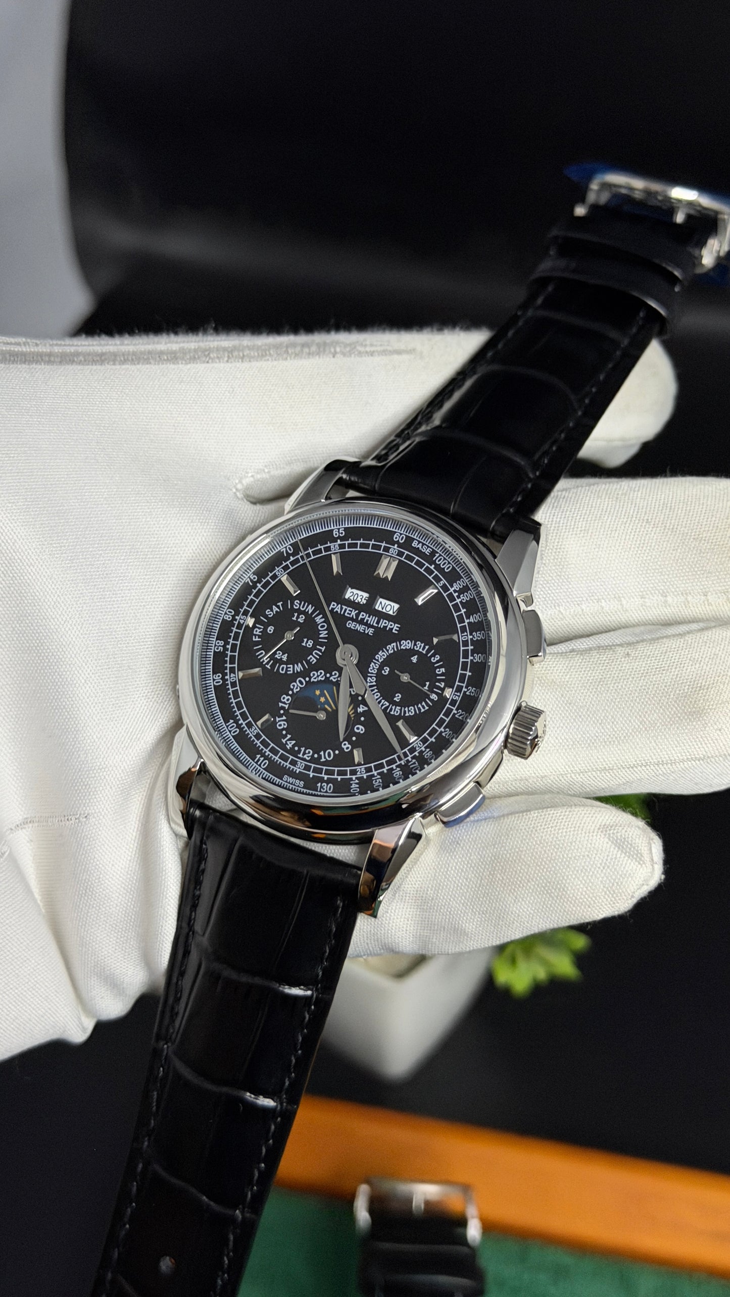 Silver with Black Dial🔥