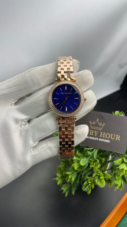 Rose Gold with Blue Dial🔥
