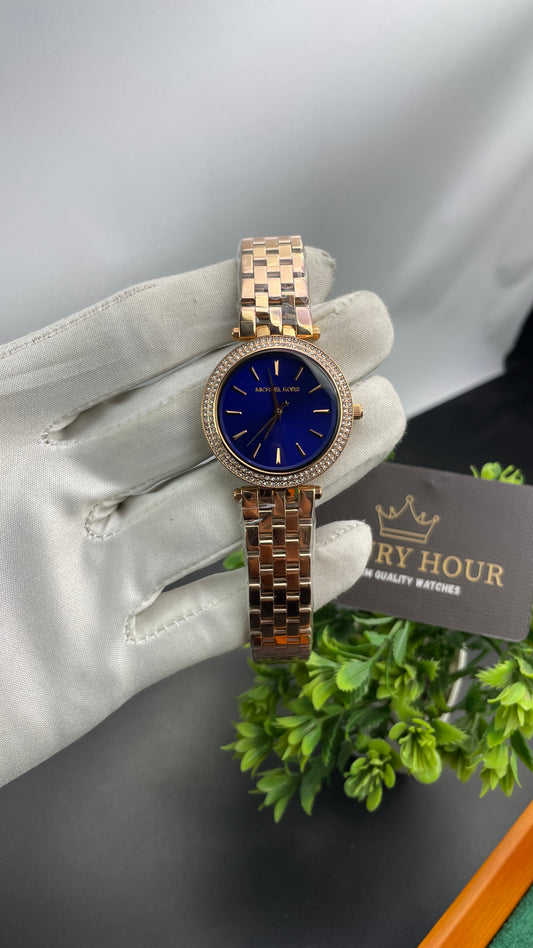 Rose Gold with Blue Dial🔥