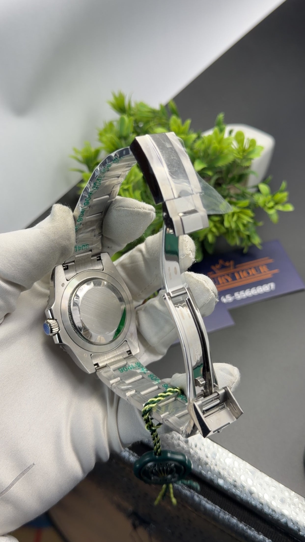 Silver with black dial 🔥