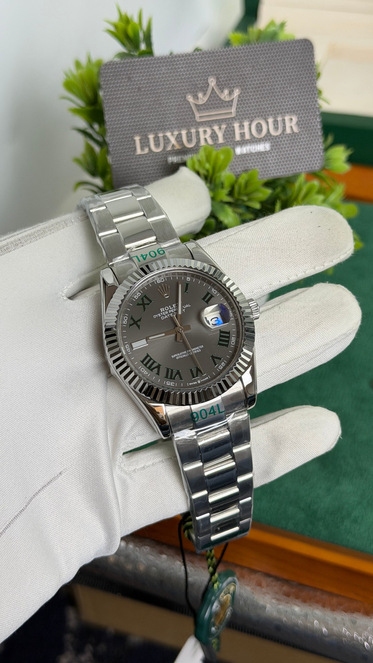 Silver with Grey Dial🔥