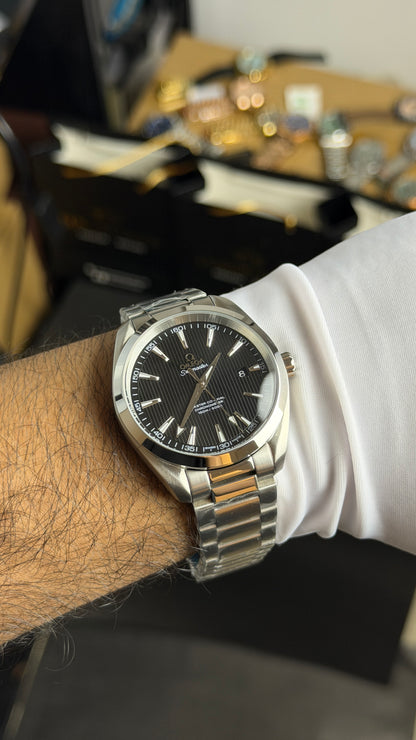 Silver with Black Dial.