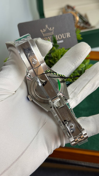 Silver with Green Dial🔥