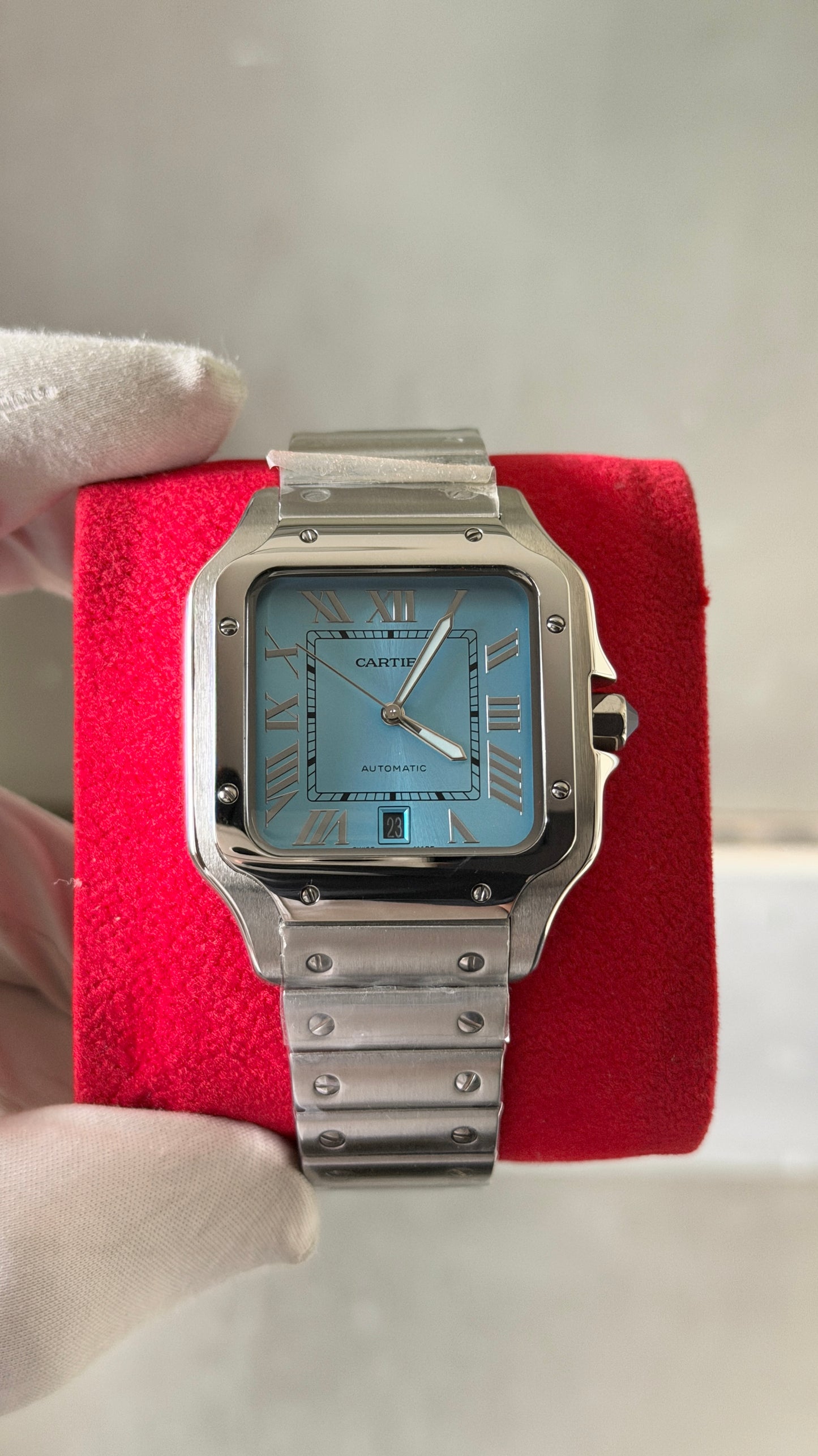 Silver with Sky Blue Dial🔥
