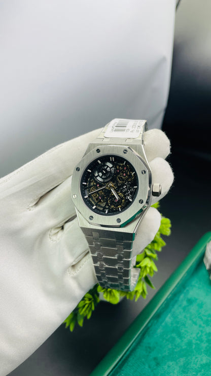 Silver with Black Dial🔥